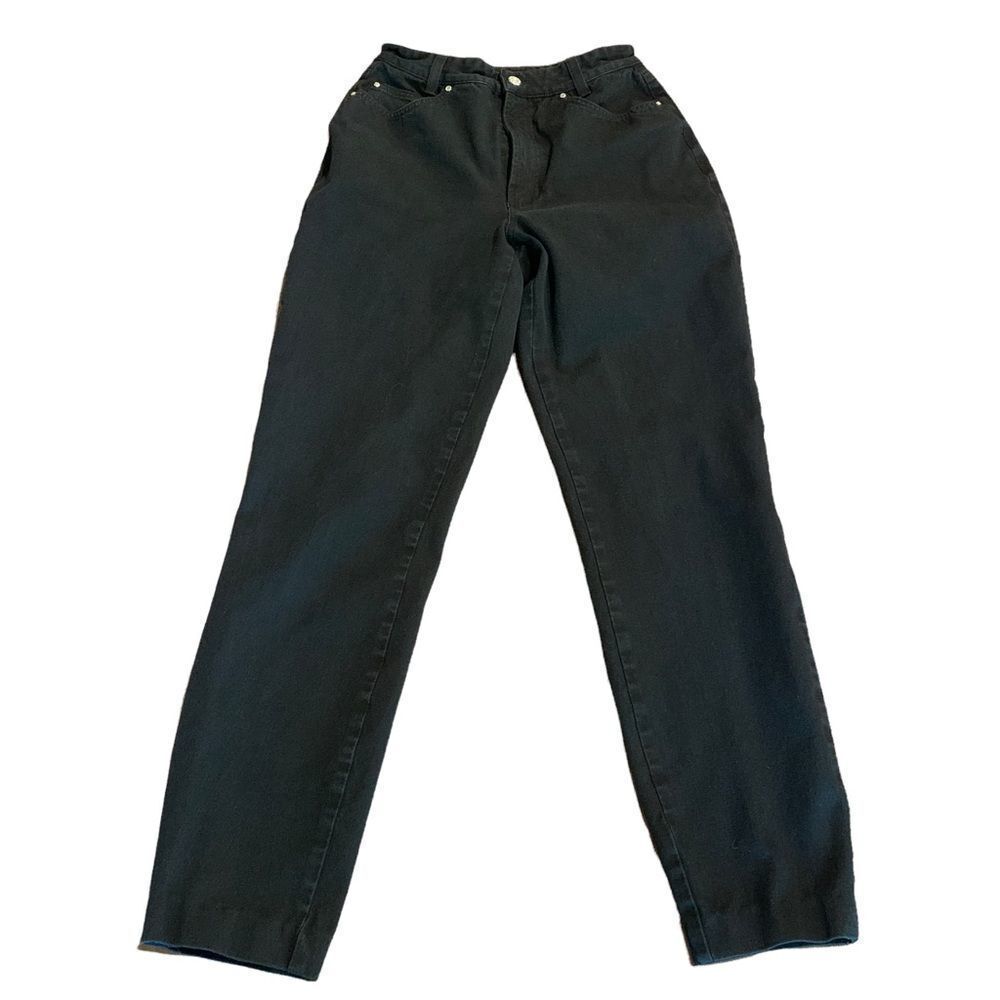 Cambio Jeans Black High Waist Straight Leg 8